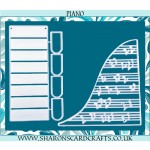 Sharons Card Crafts - Piano